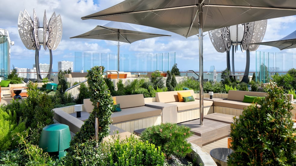 Rooftop Garden on cruise ship